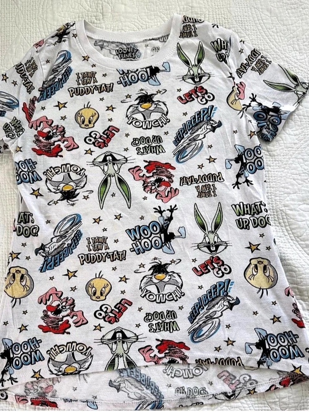 Looney Tunes Print Graphic T-Shirt Graphic XS